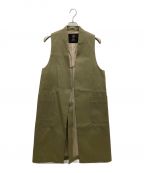 INEDイネド）の古着「チノラファピーチ ロングジレ」｜オリーブ