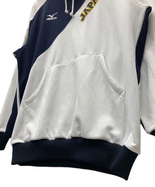MIZUNO（ミズノ）MIZUNO (ミズノ) 侍ジャパン 選手モデル パーカー ホワイト サイズ:SIZE　Lの古着・服飾アイテム