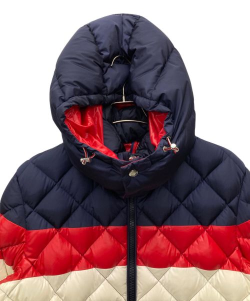 MONCLER（モンクレール）MONCLER (モンクレール) JANVRY ネイビー×ホワイト×レッド サイズ:SIZE　3の古着・服飾アイテム