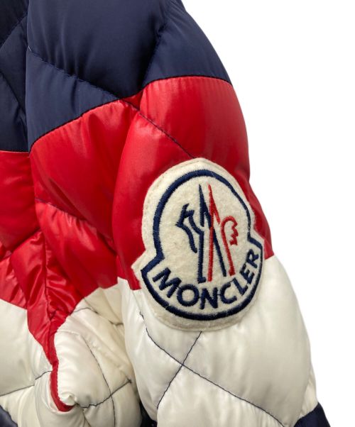 MONCLER（モンクレール）MONCLER (モンクレール) JANVRY ネイビー×ホワイト×レッド サイズ:SIZE　3の古着・服飾アイテム