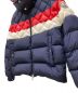 中古・古着 MONCLER (モンクレール) JANVRY ネイビー×ホワイト×レッド サイズ:SIZE　3：77000円