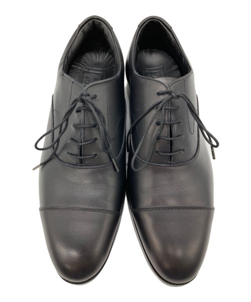 三陽山長（サンヨウヤマチョウ）三陽山長 (サンヨウヤマチョウ) カーフスキンストレートチップシューズ ブラック サイズ:82/1の古着・服飾アイテム