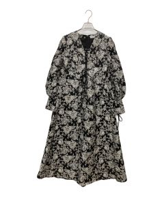中古・古着通販】ENFOLD (エンフォルド) 半袖ワンピース ブラック