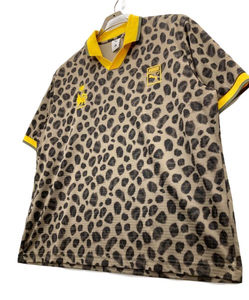 PUMA（プーマ）PUMA (プーマ) SASQUATCHfabrix. (サスクワッチファブリックス) SOCCER SHIRT イエロー×ベージュ サイズ:SIZE Lの古着・服飾アイテム