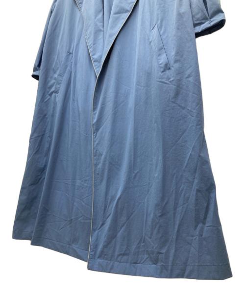 EAR（イア）EAR (イア) 馬刺繍スプリングコート スカイブルー サイズ:SIZE Fの古着・服飾アイテム