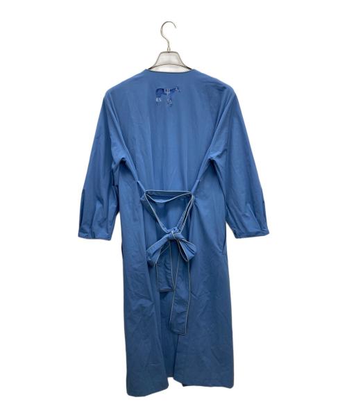 EAR（イア）EAR (イア) 馬刺繍スプリングコート スカイブルー サイズ:SIZE Fの古着・服飾アイテム