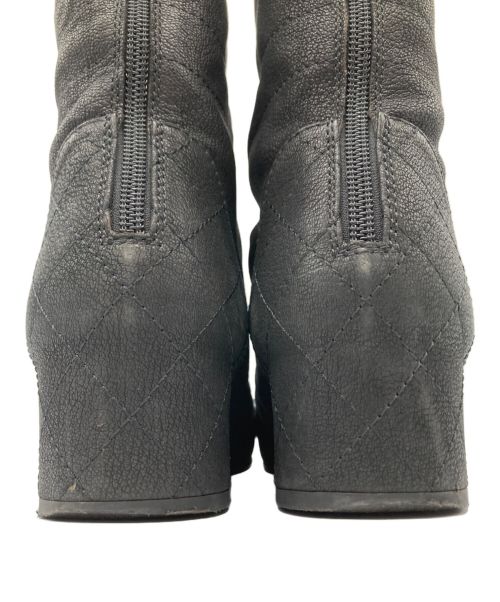 CHANEL（シャネル）CHANEL (シャネル) ロングブーツ ブラック サイズ:361/2の古着・服飾アイテム