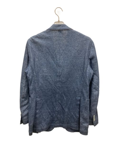 alessandro cantarelli（アレッサンドロ カンタレリ）alessandro cantarelli (アレッサンドロ カンタレリ) リネン混テーラードジャケット ブルー サイズ:SIZE　46の古着・服飾アイテム