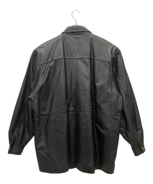 wilsons（ウィルソンズ）wilsons (ウィルソンズ) レザージャケット ブラック サイズ:XLの古着・服飾アイテム