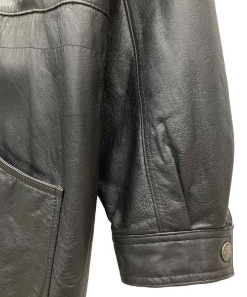 wilsons（ウィルソンズ）wilsons (ウィルソンズ) レザージャケット ブラック サイズ:XLの古着・服飾アイテム