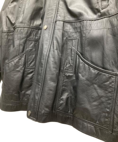 wilsons（ウィルソンズ）wilsons (ウィルソンズ) レザージャケット ブラック サイズ:XLの古着・服飾アイテム