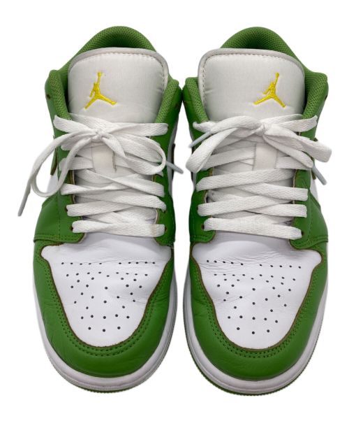 NIKE（ナイキ）NIKE (ナイキ) AIR JORDAN 1 LOW SE ホワイト×グリーン サイズ:27の古着・服飾アイテム