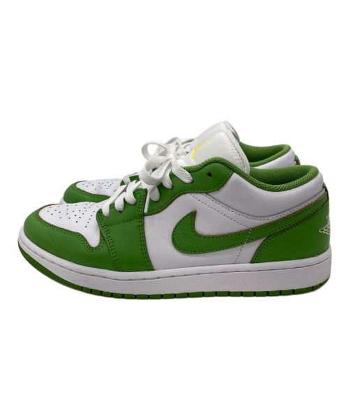NIKE（ナイキ）NIKE (ナイキ) AIR JORDAN 1 LOW SE ホワイト×グリーン サイズ:27の古着・服飾アイテム
