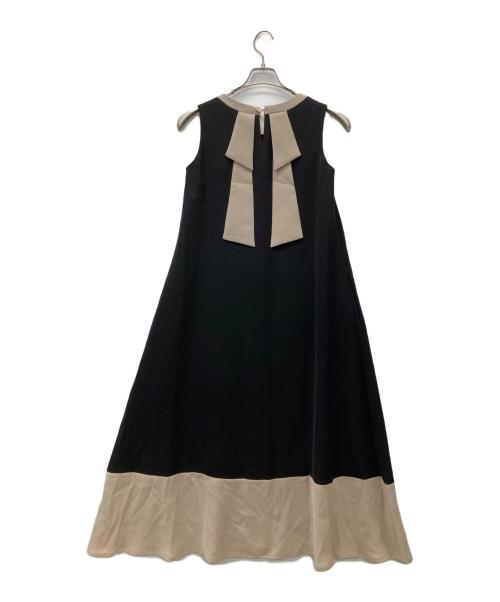 FENNEL（フェンネル）FENNEL (フェンネル) ノースリーブワンピース ブラック サイズ:９号の古着・服飾アイテム