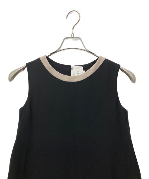 FENNEL（フェンネル）FENNEL (フェンネル) ノースリーブワンピース ブラック サイズ:９号の古着・服飾アイテム