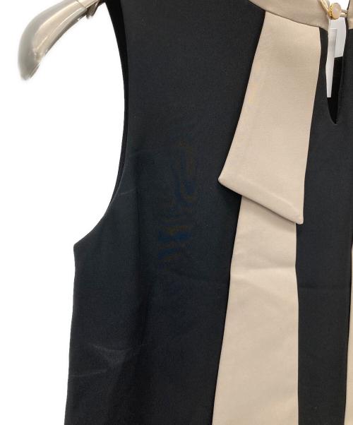 FENNEL（フェンネル）FENNEL (フェンネル) ノースリーブワンピース ブラック サイズ:９号の古着・服飾アイテム