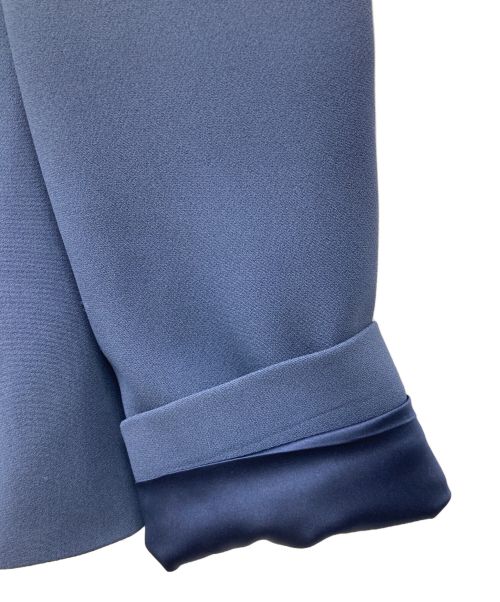 ARMANI（アルマーニ）ARMANI (アルマーニ) クレープサテンジャケット ブルー サイズ:USA　36の古着・服飾アイテム
