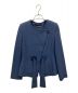 ARMANI（アルマーニ）の古着「クレープサテンジャケット」｜ブルー
