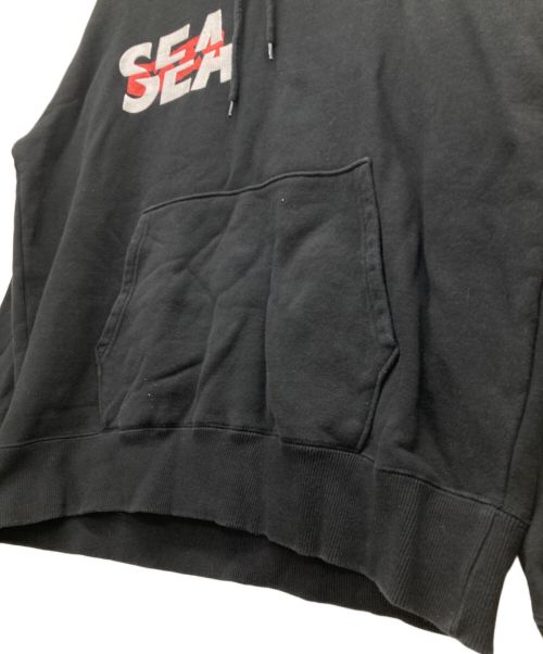 WIND AND SEA（ウィンダンシー）WIND AND SEA (ウィンド アンド シー) プルオーバーパーカー ブラック サイズ:SIZE Lの古着・服飾アイテム