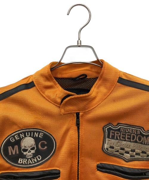 DEGNER（デグナー）DEGNER (デグナー) ライダースジャケット オレンジ サイズ:SIZE Mの古着・服飾アイテム