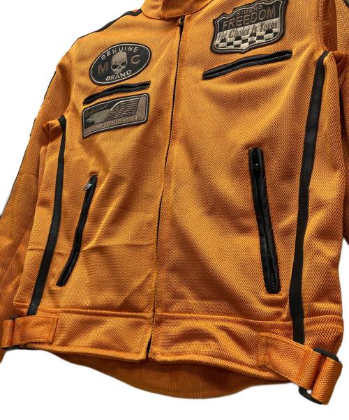 DEGNER（デグナー）DEGNER (デグナー) ライダースジャケット オレンジ サイズ:SIZE Mの古着・服飾アイテム