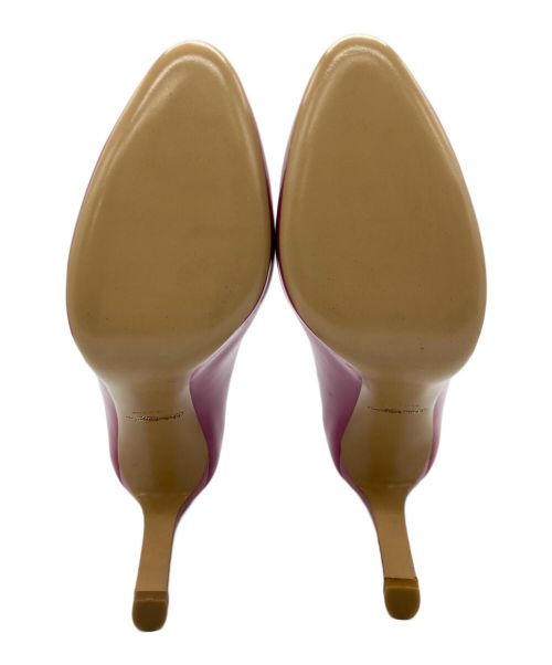 Salvatore Ferragamo（サルヴァトーレ フェラガモ）Salvatore Ferragamo (サルヴァトーレ フェラガモ) ハイヒールパンプス ピンク サイズ:SIZE 5の古着・服飾アイテム
