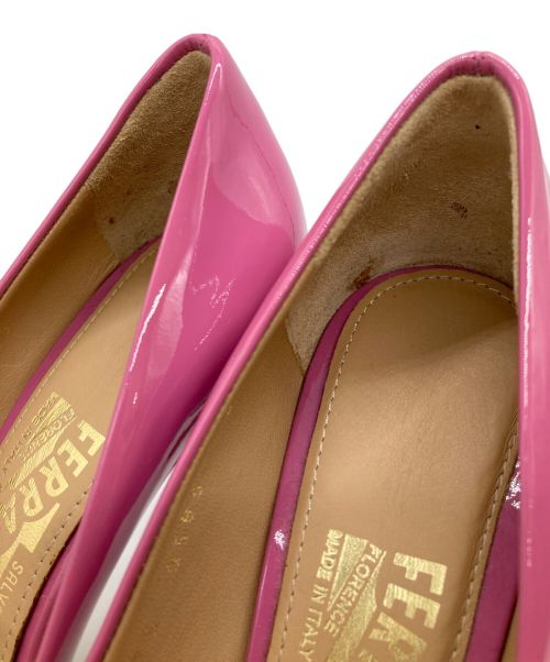 Salvatore Ferragamo（サルヴァトーレ フェラガモ）Salvatore Ferragamo (サルヴァトーレ フェラガモ) ハイヒールパンプス ピンク サイズ:SIZE 5の古着・服飾アイテム