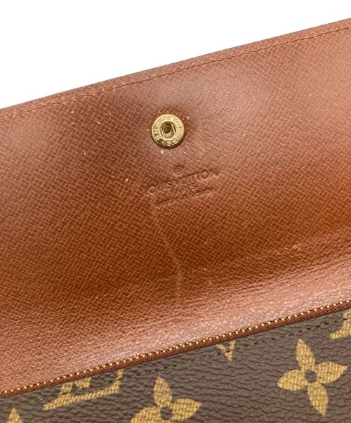 LOUIS VUITTON（ルイ ヴィトン）LOUIS VUITTON (ルイ ヴィトン) ポシェット･ポルトモネカルトクレディ ブラウンの古着・服飾アイテム