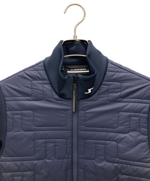 J. LINDEBERG（ジェイリンドバーグ）J. LINDEBERG (ジェイリンドバーグ) キルト ハイブリッド ジャケット ネイビー サイズ:SIZE Sの古着・服飾アイテム