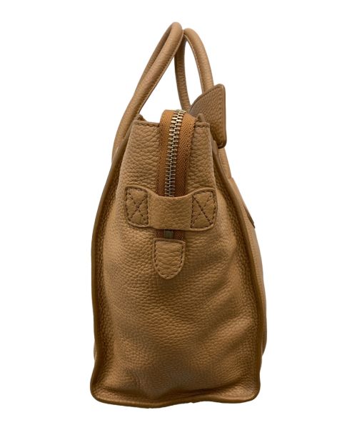 CELINE（セリーヌ）CELINE (セリーヌ) ラゲージ ミニショッパーハンドバッグ ブラウンの古着・服飾アイテム