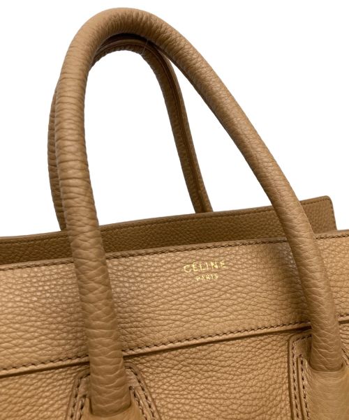CELINE（セリーヌ）CELINE (セリーヌ) ラゲージ ミニショッパーハンドバッグ ブラウンの古着・服飾アイテム