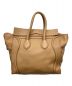 CELINE (セリーヌ) ラゲージ ミニショッパーハンドバッグ ブラウン：65000円