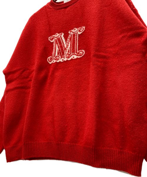 MaxMara（マックスマーラ）MaxMara (マックスマーラ) ニット レッド サイズ:SIZE 170の古着・服飾アイテム