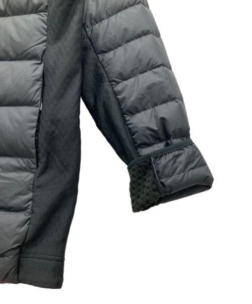 adidas（アディダス）adidas (アディダス) チェストポケット付き フルジップ ダウンジャケット ブラック サイズ:SIZE Mの古着・服飾アイテム