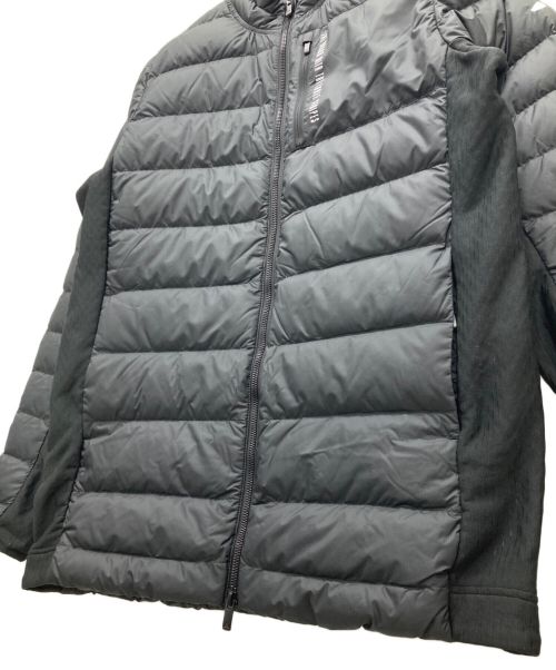 adidas（アディダス）adidas (アディダス) チェストポケット付き フルジップ ダウンジャケット ブラック サイズ:SIZE Mの古着・服飾アイテム