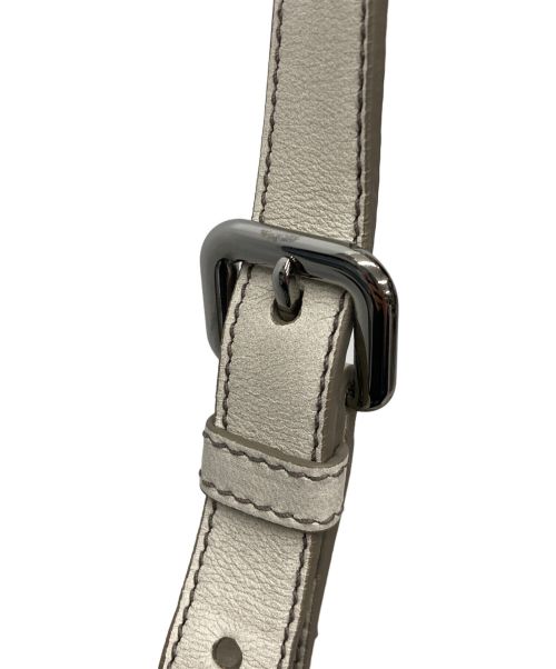 PRADA（プラダ）PRADA (プラダ) 2WAYバッグ グレー×ベージュの古着・服飾アイテム