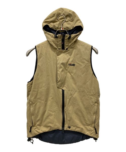 tilak（ティラック）tilak (ティラック) 中綿ベスト ベージュ サイズ:SIZE XSの古着・服飾アイテム