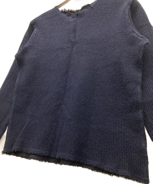 Needles（ニードルズ）Needles (ニードルズ) カットオフサーマルニット ネイビー サイズ:Sの古着・服飾アイテム