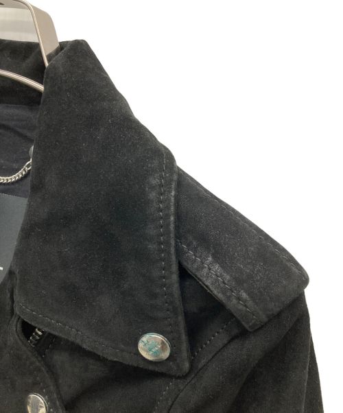 DIESEL（ディーゼル）DIESEL (ディーゼル) ダブルライダースジャケット ブラック サイズ:Sの古着・服飾アイテム