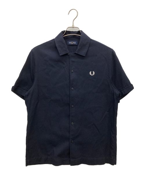 FRED PERRY（フレッドペリー）FRED PERRY (フレッドペリー) 半袖シャツ ネイビー サイズ:SIZE Mの古着・服飾アイテム