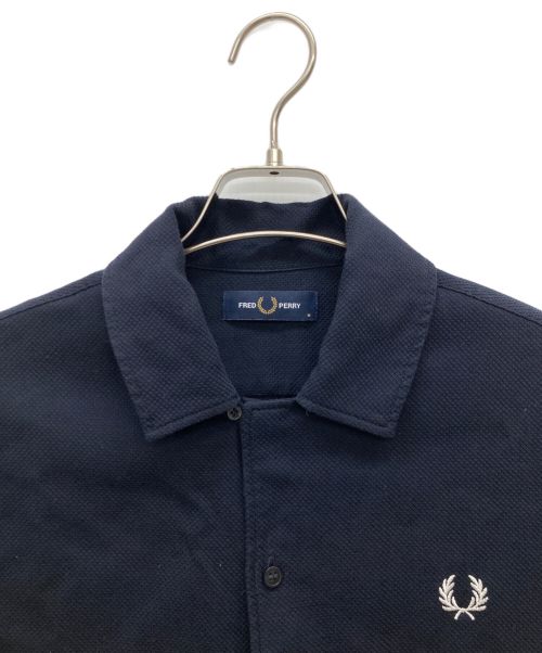 FRED PERRY（フレッドペリー）FRED PERRY (フレッドペリー) 半袖シャツ ネイビー サイズ:SIZE Mの古着・服飾アイテム