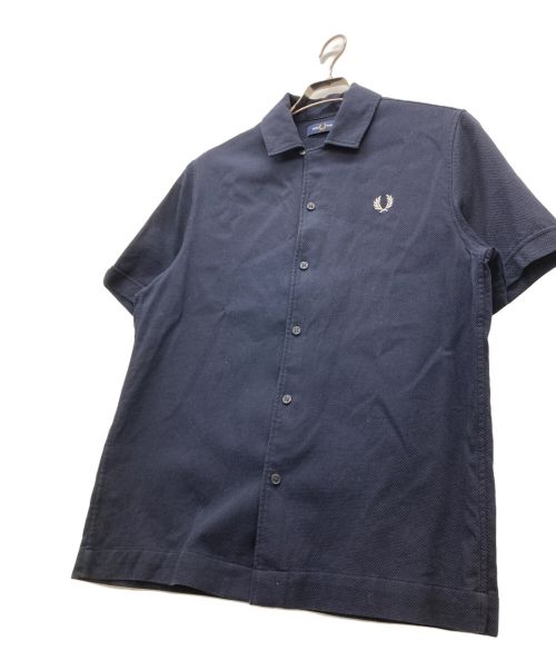 FRED PERRY（フレッドペリー）FRED PERRY (フレッドペリー) 半袖シャツ ネイビー サイズ:SIZE Mの古着・服飾アイテム