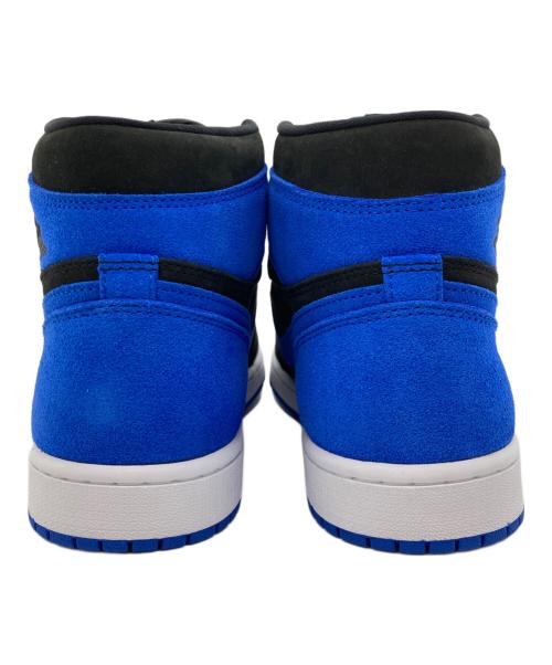 NIKE（ナイキ）NIKE (ナイキ) AIR JORDAN 1 RETRO HI ブラック×ブルー サイズ:27㎝ 未使用品の古着・服飾アイテム