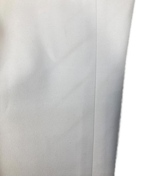 ENFOLD（エンフォルド）ENFOLD (エンフォルド) ライトダブルクロス タックアンクルトラウザーパンツ ホワイト サイズ:SIZE 36の古着・服飾アイテム