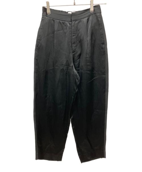 SACRA（サクラ）SACRA (サクラ) TRIASE SATIN PANTS ブラック サイズ:36の古着・服飾アイテム