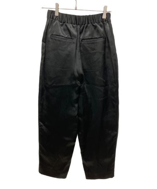 SACRA（サクラ）SACRA (サクラ) TRIASE SATIN PANTS ブラック サイズ:36の古着・服飾アイテム