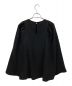 M・Fil (エムフィル) ギャザーショルダーケープブラウス ブラック サイズ:SIZE 38：10000円