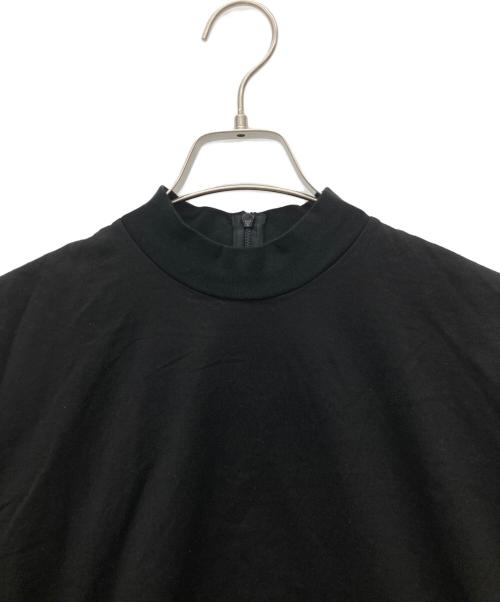 ENFOLD（エンフォルド）ENFOLD (エンフォルド) ＷＡＳＨＡＢＬＥ ＳＴＡＮＤ－ＮＥＣＫ Ｔ－ＳＨＩＲＴ ブラック サイズ:SIEE 38の古着・服飾アイテム
