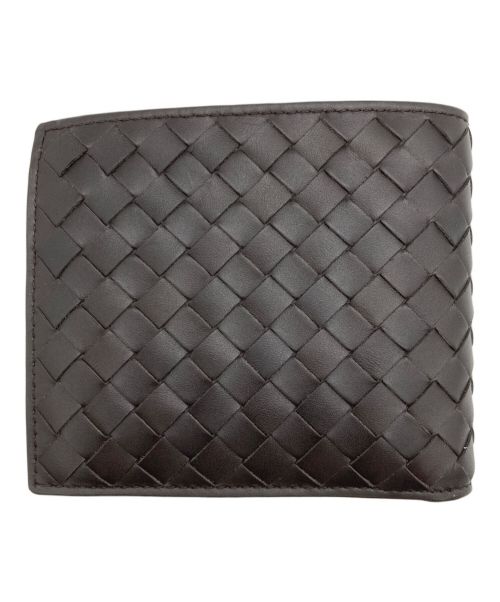 BOTTEGA VENETA（ボッテガベネタ）BOTTEGA VENETA (ボッテガベネタ) 2つ折りウォレット ブラウンの古着・服飾アイテム