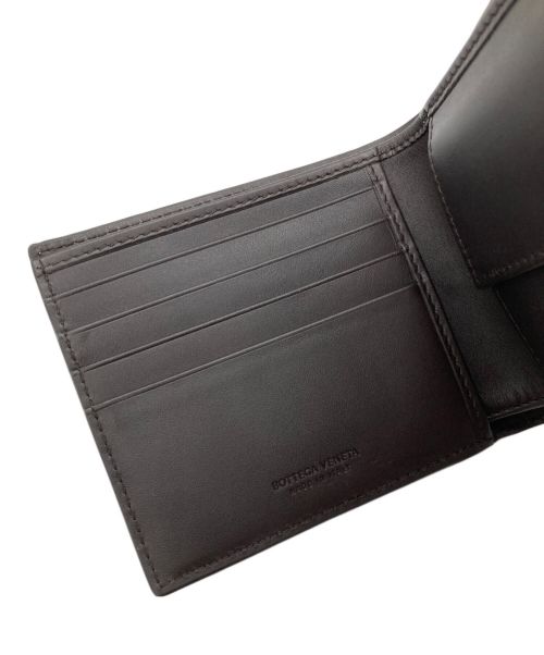 BOTTEGA VENETA（ボッテガベネタ）BOTTEGA VENETA (ボッテガベネタ) 2つ折りウォレット ブラウンの古着・服飾アイテム
